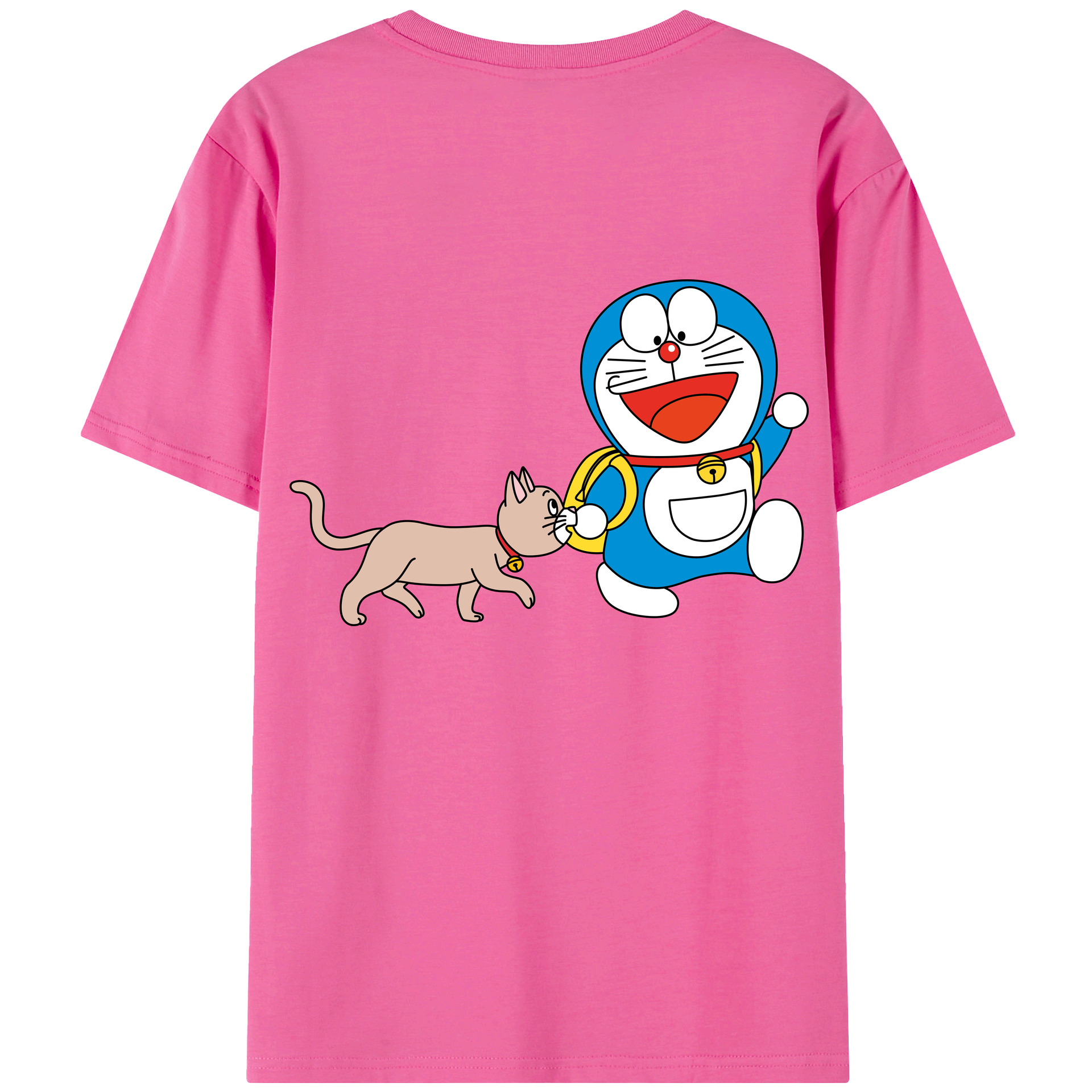 （画像用） ドラえもん Doraemon レディース半袖Tシャツ(バックプリント)